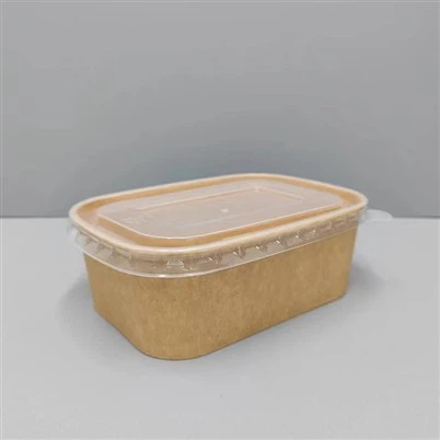 長方形の紙ボウル